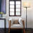 62'' Black LED Traditional Floor Lamp