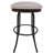 Swivel Upholstered Counter Stool with Metal Frame-27796885-48366676-27796881