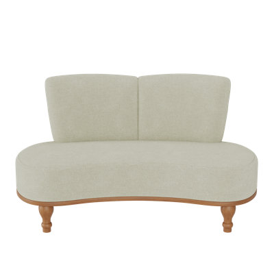 Upholstered Bench With Wooden Legs