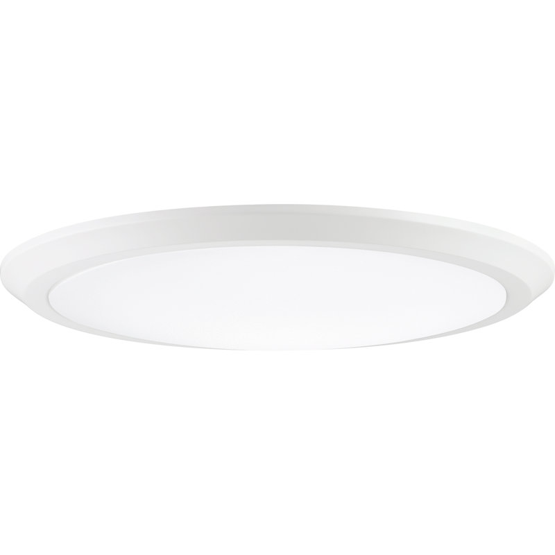 Diem 1-Light LED Flush Mount, 2" H x 16" W x 16" D, Fresco