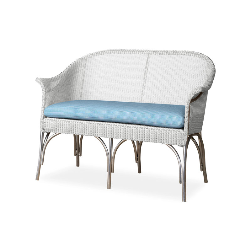 All Seasons Outdoor 2 - Seat, White, Bamboo Bay Sky