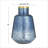 Arduina Glass Decorative Vase with Gold Rim-2135771155