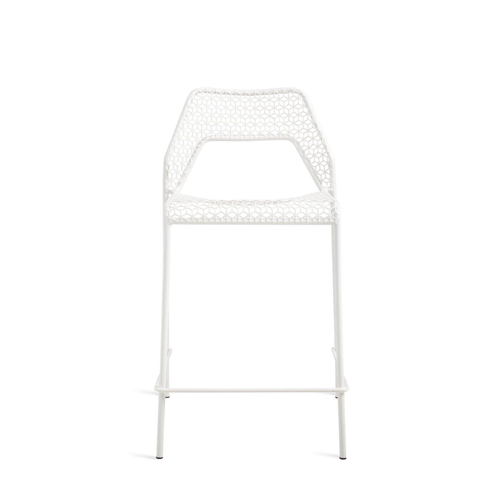 Hot Mesh Outdoor Bar Stool, Off White, Counter Stool (24.4" Seat Height)