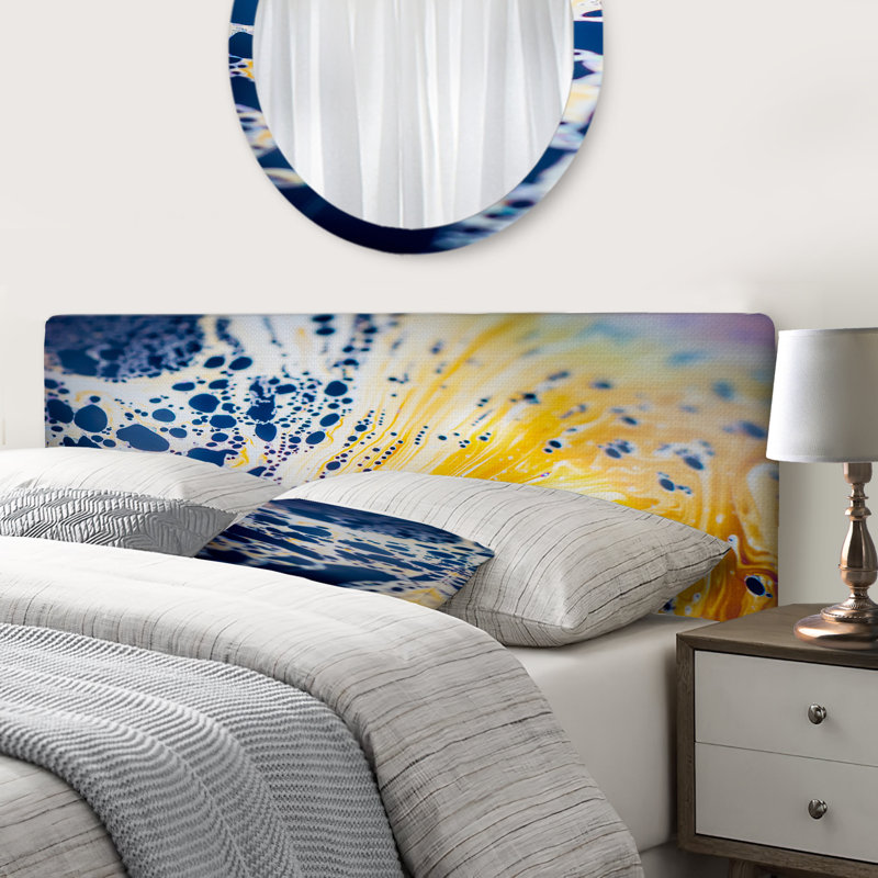 Carvis Upholstered Panel Headboard, Queen