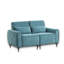 Ensemble de canapé-lit en chenille bleu l 74 po Valentina-121779652
