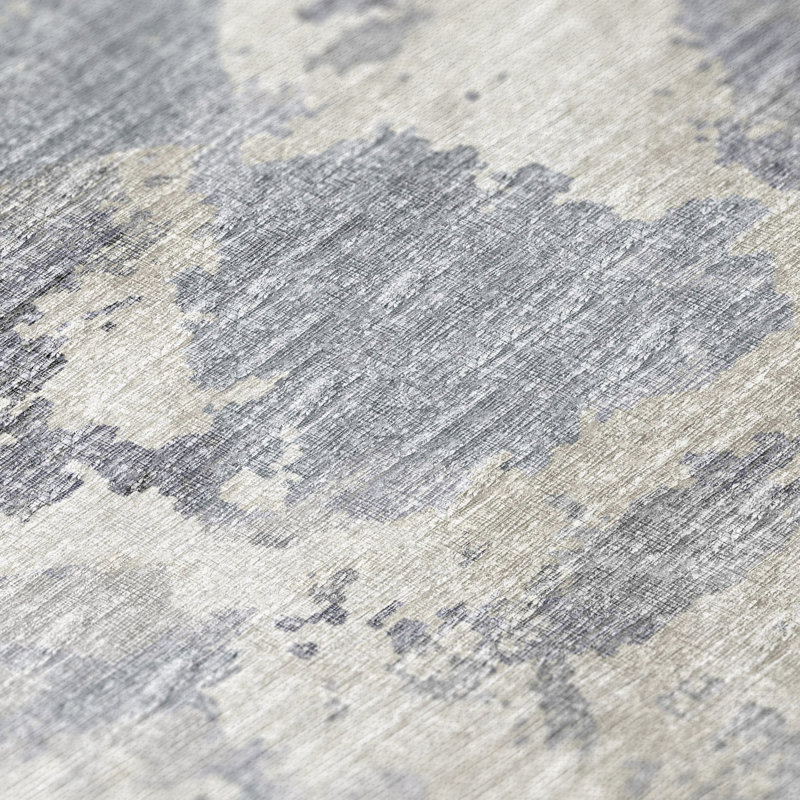 Tapis intérieur / extérieur en polyester tissé à la machine Werter, Rectangle 1 pi 8 po x 2 pi 6 po