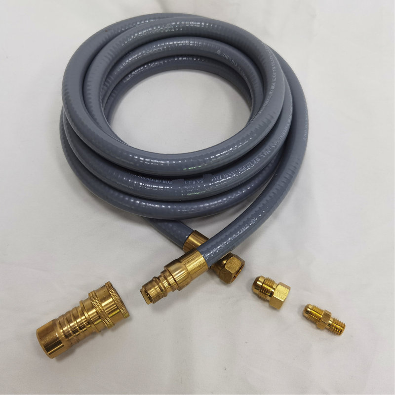 Natural Gas Hose For Water Heaters And Grills Secure Versatile With Steady Flow Low Quick Connect Ideal Fire Table Patio Applications Design Indoor Outdoor Use