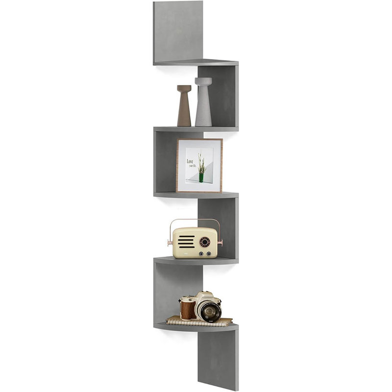 Corner Shelf, Dove Gray