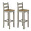 Ameirah Solid Wood Counter Stool