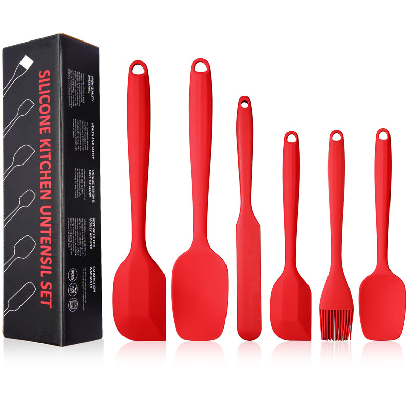 Ensemble de 6 spatules / Turner, Rouge
