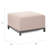 Woodsen Acrylic Box Cushion Ottoman Slipcover-21579128