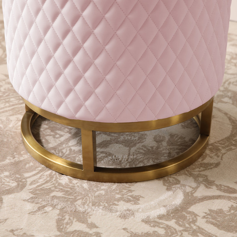 Tabouret d'appoint Essica, Rose