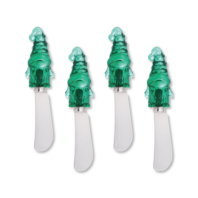 Gnome Transparent Polyresin Cheese Spreader, S4