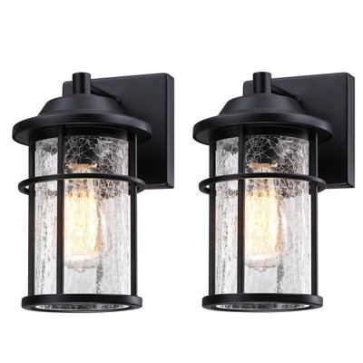 Anesicia Wall Light With Matte Black Finish