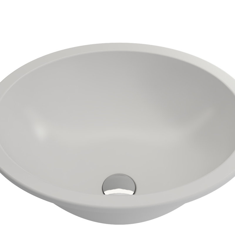 Parma 22.4'' L Bathroom Sink, Matte White