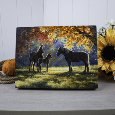 Family Moment 8x6 Lighted Tabletop Canvas