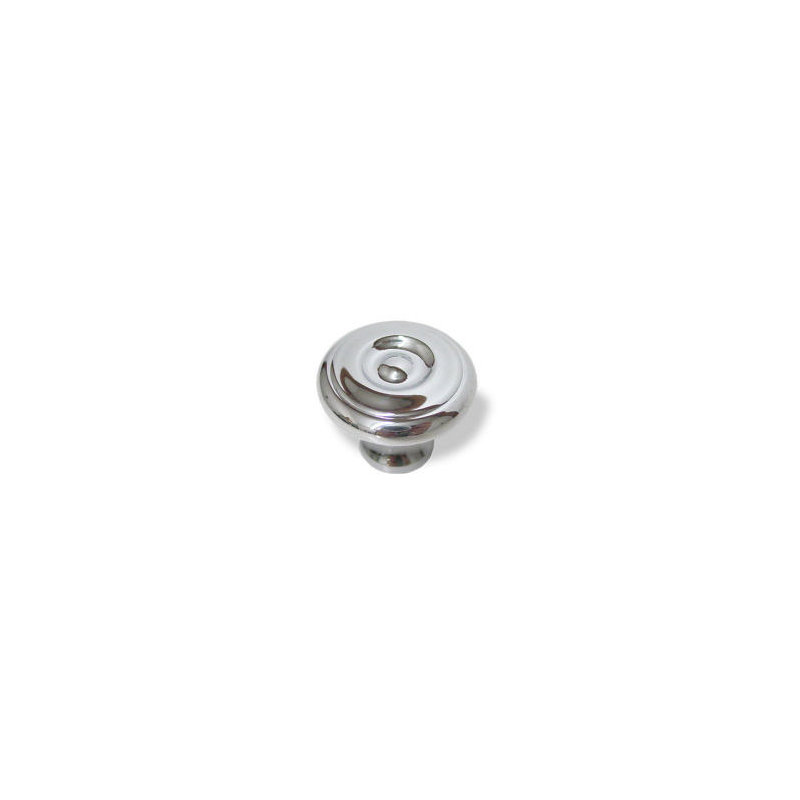Circle Knob, Polished Chrome
