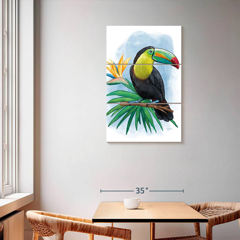 Brampt Tropical Flair I, 57" H x 36" W