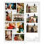 Ensemble de 2 cadres photo en collage de famille blanc-1212396225