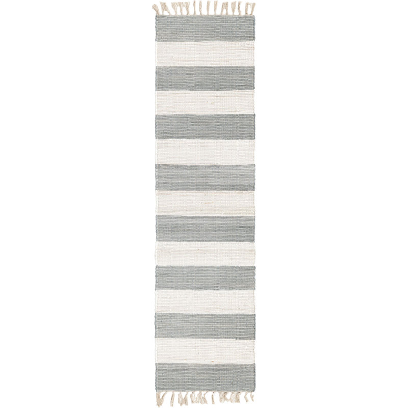 Carlotta Cotton Striped Indoor Rug, Runner 2'2" x 8'