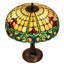 Lampe de table 22 po bronze acajou