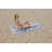 Hawaiian Flower Organic Sand-Free Turkish Cotton Beach Peshtemal, 66" x 36" -312320720