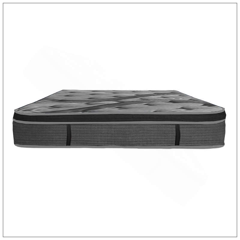 Premium 14In Memory Foam Mattress In A Box, Plush Euro Top Hybrid Pocket Coil Mattress, King