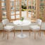 Ensemble de table de salle à manger 31,5 "avec chaises rembourrées Dearing-132210698-132210702-132210707