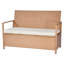 Banc de rangement d'extérieur Pe 70gal