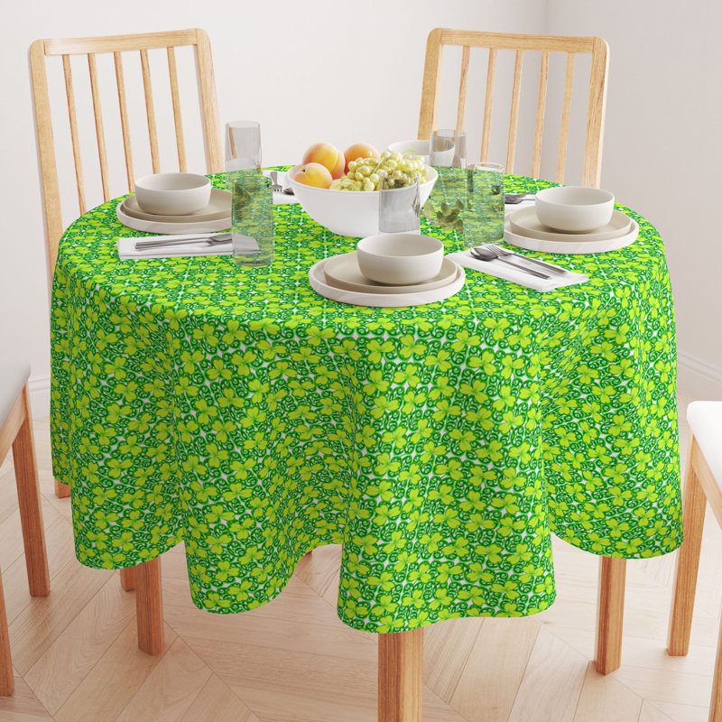 Meyerwood Celtic Foliage Tablecloth, 96" L x 96" W