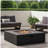 50,000 Btu Square Mgo Fire Table with Tank Outside-903515697