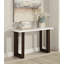 Console moderne avec plateau en faux marbre et console