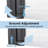 32-34 in.W x 72 in.H Bifold Frameless Glass Shower Door, Folding Frameless Shower Door-72034504