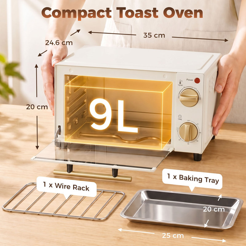 HOMCOM Toaster Oven