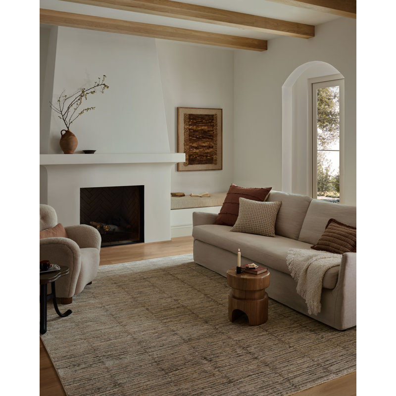 Loloi Nellie Beige / Fog Area Rug, Rectangle 2' x 3'