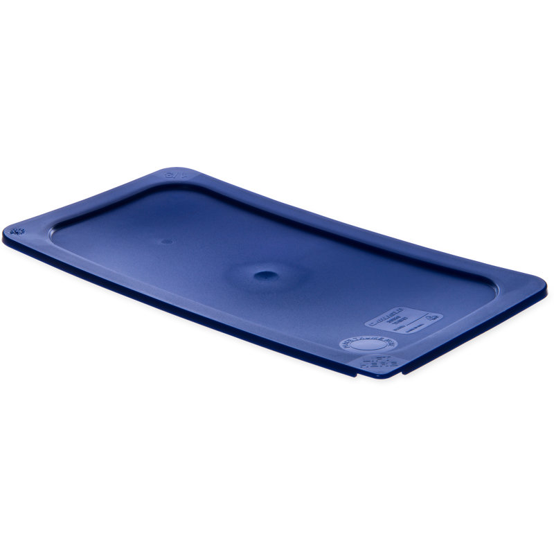 Carlisle Food Service Products Smart Lids™ Rectangle Plastic Container Lid, 0.5" H x 12.75" W x 6.78" D