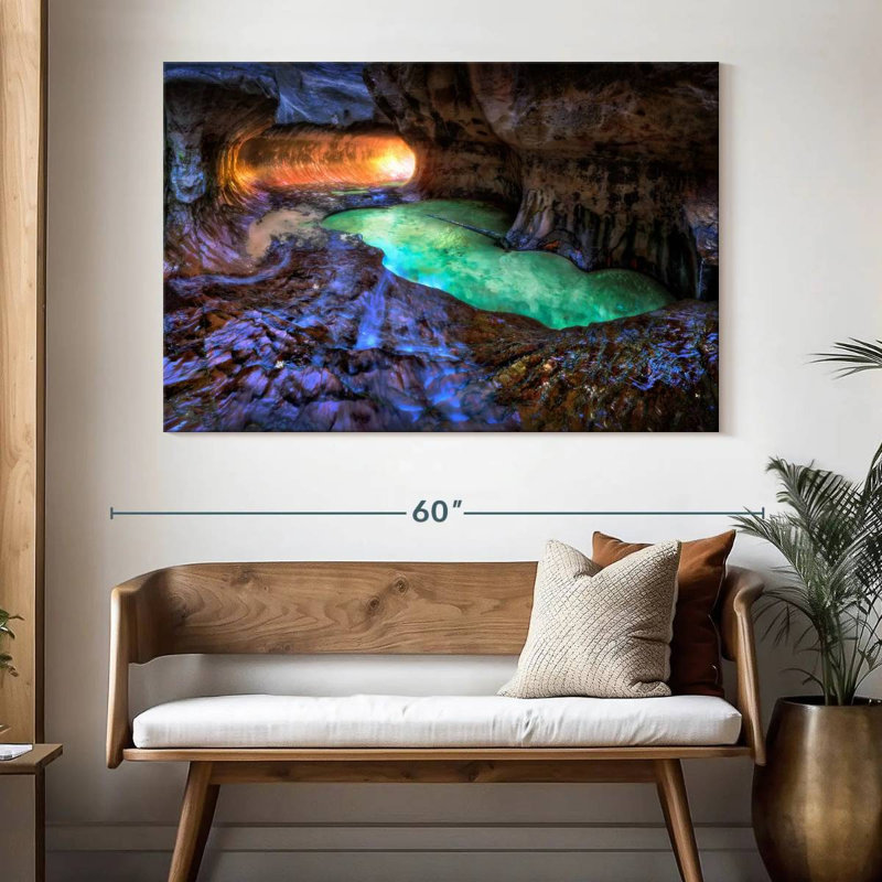 Alvord Zion Canyon Subway, 34" H x 51" W