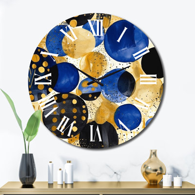 Horloge murale en métal