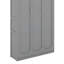 Lit escamotable double avec tablettes