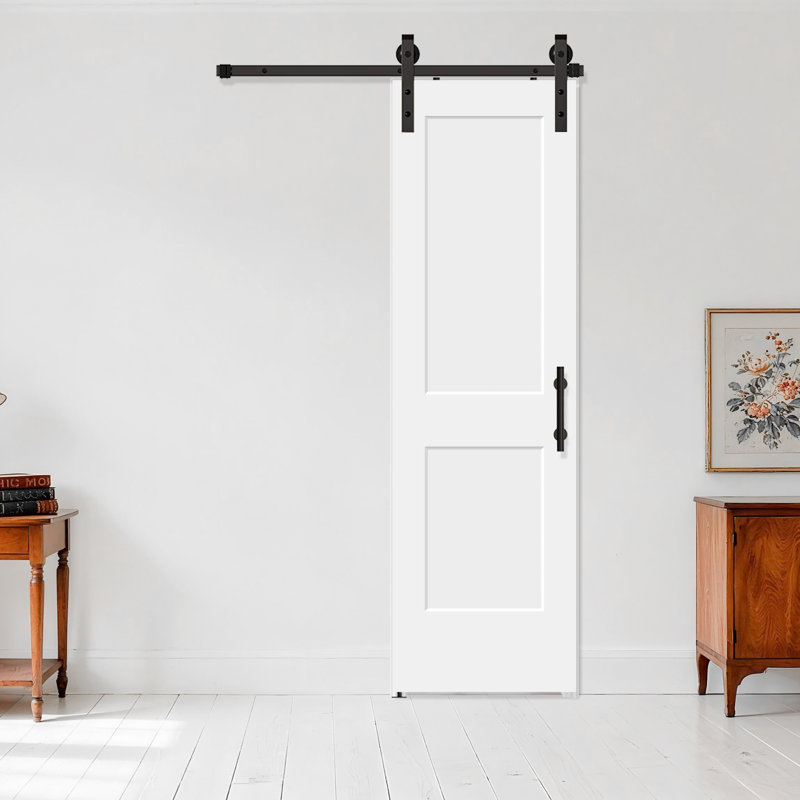 Intérieur dalle de porte creuse standard en bois moulé à 2 panneaux de 3/8 po d'épaisseur, 24" x 80"