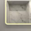 Miroir de salle de bain rectangulaire avec cadre à brouillard - Plus de 3000 lumens, fer blanc, luminosité réglable et température de couleur pour un look moderne Fonction de mémoire Réglages d'éclairage préférés-1226379904