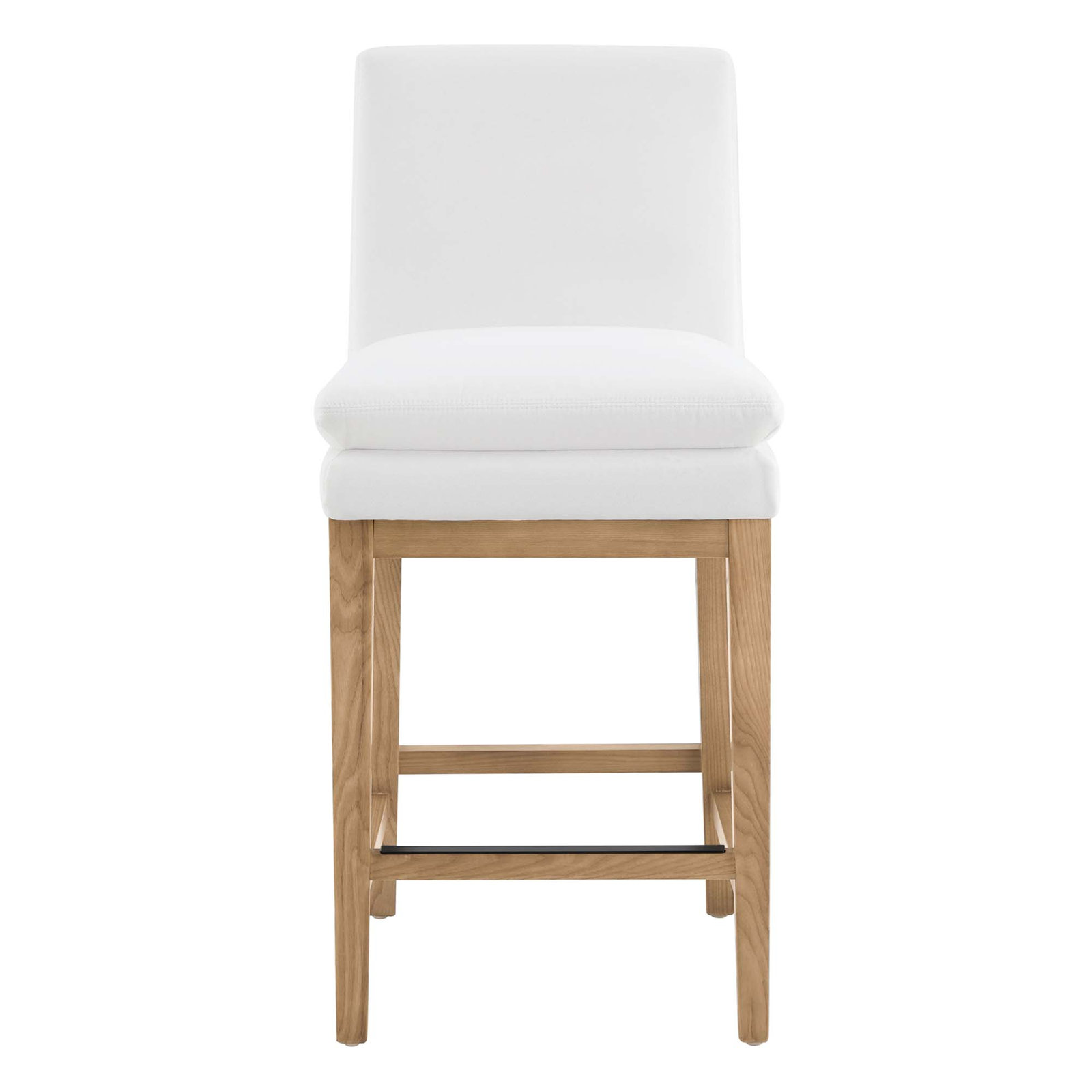 Bethea 26" Bar Stool, Prestige Pearl Tweed, Ash Natural