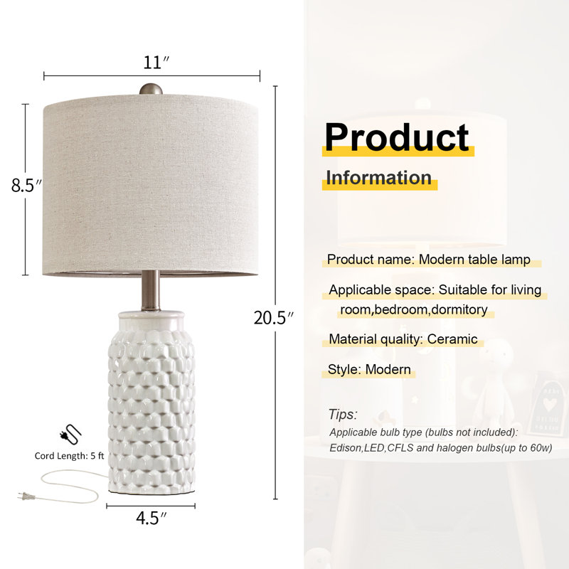 Burko Ceramic Table Lamp