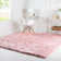 Tapis rose clair Hermina