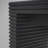 Modern Console Table with Ribbed Desig