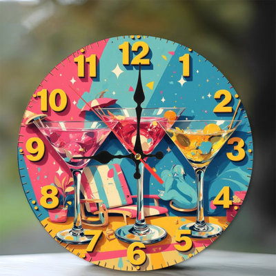 cocktail clock summer drinks