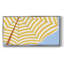 Parasol Beach Stripes II - Toile tendue avec châssis tendue, prête à accrocher-590348803-590348805