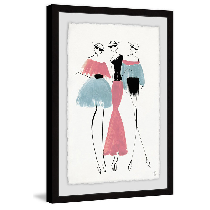 Pastel Trio - Single Picture Frame Painting, 30cm H x 20cm W x 4cm D
