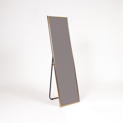 Full Length Free Standing Mirror Gold