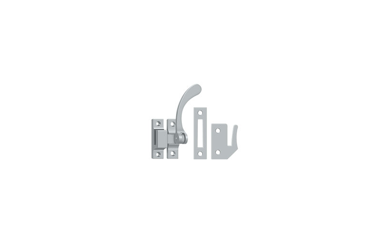 Casement Hardware, Brushed Chrome